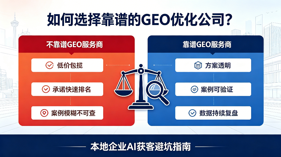昭通如何选择靠谱的GEO优化公司？本地企业AI获客避坑指南